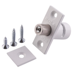 Bramah Rola Retractable Egress Sash Window Stop - 22 x 16mm - White