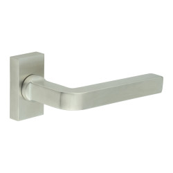 CRES by Frelan CR-104 uPVC Multipoint Door Handle on Rectangular Rose - Satin Stainless Steel