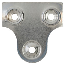 Glass / Mirror Fixing Plate - 32mm Width - Polished Chrome - Pack of 10