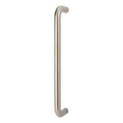 Altro Satin Stainless Steel 19mm D-Bar Door Pull Handle - Bolt Fix - 305mm Centres