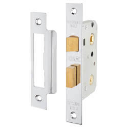 ERA Bathroom Lock - 76mm Case - 56mm Backset - Polished Chrome