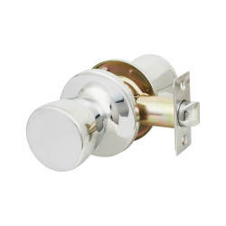 Touchpoint Polished Chrome Hotel Passage Mortice Door Knobset - 65mm Rose Diameter