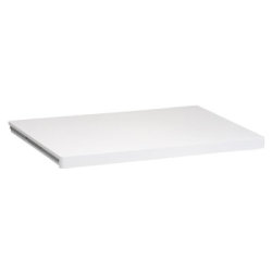 elfa Top Track System - Click In White Edged Melamine Board/Shelf - 605 x 437 x 32mm - White
