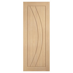 LPD Girona 3 Panel Pre-Finished Solid Internal Door - 1981 x 610 x 35mm - Oak