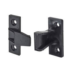 Keku AS Push-on Clip - Frame and Panel - Black - Pack of 10