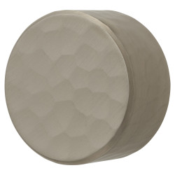 Alexander & Wilks Leila Hammered Round Cabinet Knob - 35mm Diameter - Satin Nickel