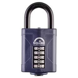 Squire CP60 Combination All Weather Padlock - 60mm Body - 33 x 28mm Shackle - Blue