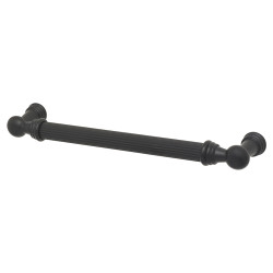 Altro Whitby Lines 10mm T-Bar Cabinet Pull Handle - 160mm Centres - Matt Black