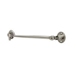 Hampstead Heavy Duty Cabin Hook & Eye - 200mm Length - Satin Nickel