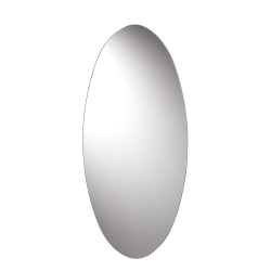 Croydex Flexi-Fix Belham Bathroom Mirror - Oval - 900 x 450 x 17mm