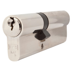 Touchpoint 5 Pin 100mm Euro Double Cylinder - 40 + 60mm - Polished Nickel - Keyed to Differ