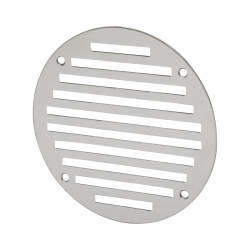 Altro Circular Slotted Vent - 127mm - 4145mm² Free Air Flow - Polished Stainless Steel