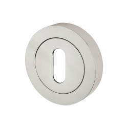 Touchpoint Escutcheon - 50mm Diameter - Keyhole - Polished Chrome