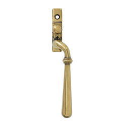 From The Anvil Newbury Locking Espagnolette Casement Window Handle - Right - Aged Brass