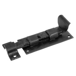 Olde Forge Straight Barrel Bolt - 105 x 32mm - Antique Black Iron