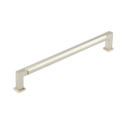 Burlington by Frelan Westminster 17.5mm D-Bar Cabinet Pull Handle - 224mm c/c - Satin Nickel