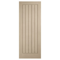 LPD Mexicano 5 Panel Pre-Finished Solid Internal Door - 1981 x 686 x 35mm - Blonde Oak
