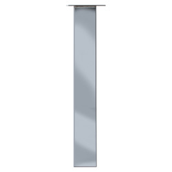 Square Table Leg - 50 x 370mm - Silver