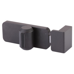 Designer Toilet Cubicle Indicator Bolt - 12-13mm Panels - Black Textured