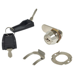 Cam Lock - 19 x 16mm - Keyed to Differ - Nickel Plated
