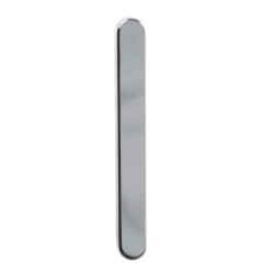 Fab & Fix Balmoral uPVC Blank External Plate - Bright Chrome