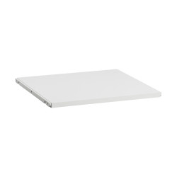 elfa Top Track System - Click In White Edged Melamine Board/Shelf - 449 x 424 x 20mm - White