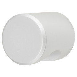 Altro Solid Turned Cylinder Cabinet Knob - 20mm Diameter - Aluminium