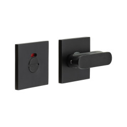 CRES by Frelan CRES803 Square Bathroom Turn & Release with Indicator - 54 x 54mm - Matt Black