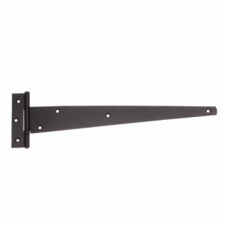 Light Duty Gate/Door Tee Hinge - 220 x 77.5mm - Black Powder Coated - Pack of 20