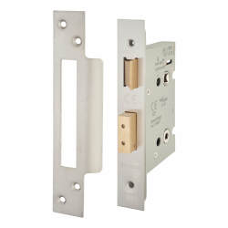 Altro Architectural Bathroom Lock - 78mm Case - 57mm Backset - Satin Stainless Steel
