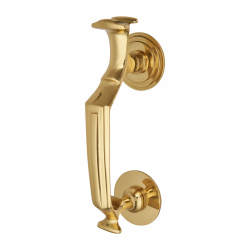 Altro Doctor Door Knocker - 197 x 30mm - Polished Brass
