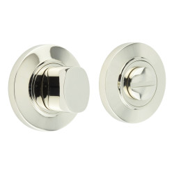 Burlington by Frelan Inner 3 Turn & Release with Chamfered Rose - 47mm Diameter - Polished Nickel