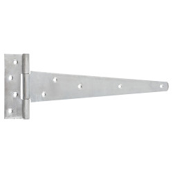 Heavy Duty Gate/Door Tee Hinge - 300 x 30mm - Galvanised - Pair