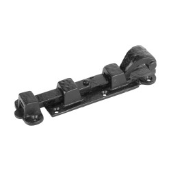 Olde Forge Blacksmith Straight Barrel Bolt - 102 x 30mm - Antique Black Iron