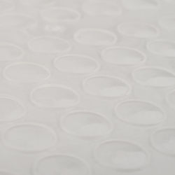 Emuca Soft Door Buffer - 10 x 1.5mm - Clear - Pack of 100