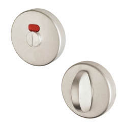 Touchpoint Puma Bathroom Turn & Release with Indicator - 53mm Diameter - Satin Aluminium
