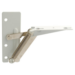 Tex Flap Spring Stay - 165 x 128 x 45mm - White - Pair
