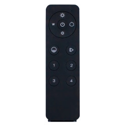 Integral LED 4 Zone Bluetooth & RF Universal Handheld Remote Control with Wall Bracket - Black