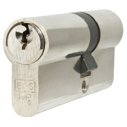 Touchpoint 5 Pin 70mm Euro Double Cylinder - 30 + 40mm - Polished Nickel - Keyed to Differ