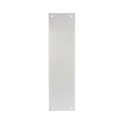 Touchpoint Aluminium Plain Finger Plate - 300 x 75 x 1.5mm - Satin Anodised