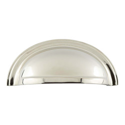 Burlington by Frelan Cabinet Cup Handle - 70mm Centres - Polished Nickel