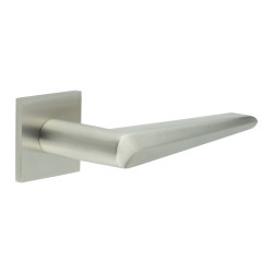 CRES by Frelan Satin Stainless Steel Fixed Dead Door Handles on Square Rose - CR-107 Range