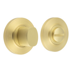 Burlington by Frelan Inner 3 Turn & Release with Chamfered Rose - 47mm Diameter - Satin Brass
