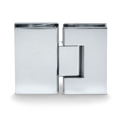 Bohle Bilbao Basic Glass to Glass Shower Hinge - 180° - 8-12mm Glass - Polished Chrome