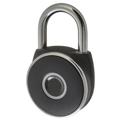 Arrone AR90/54 Fingerprint Biometric All Weather Padlock - 55mm Body - 33 x 30mm Shackle - Black