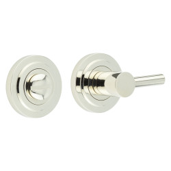 Burlington by Frelan Easy Turn & Release with Stepped Rose - 50mm Diameter - Polished Nickel