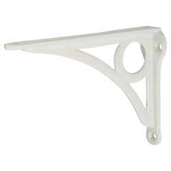 Olde Forge Circle Shelf Bracket - 145 x 105mm - White
