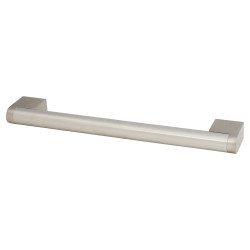 Altro 14mm D-Bar Cabinet Pull Handle - 160mm Centres - Brushed Nickel