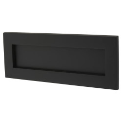 Heritage Brass by M Marcus Letter Plate - 254 x 101mm - Matt Black