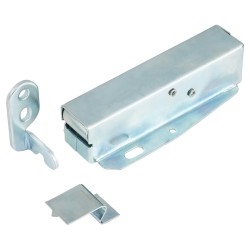 Altro Heavy Duty Automatic Touch Latch - 78 x 36 x 20mm - Bright Zinc